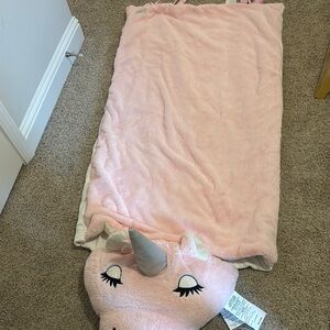Pink Unicorn Sleeping Bag